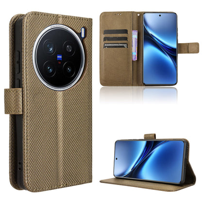 Wallet Case for VIVO X200 Pro, Bronzed