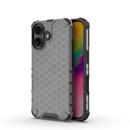 iPhone 16 Plus Four Corner Thickening Anti Yellow Anti-Scratch Case, Gray