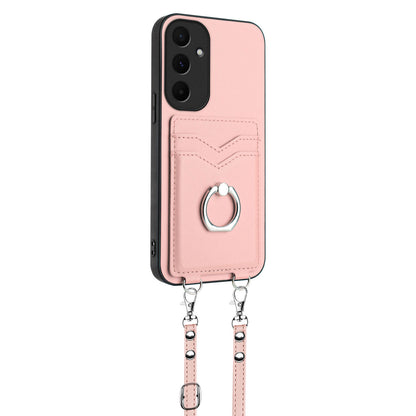 Ring Case for Samsung Galaxy A55 5G, Rose Gold