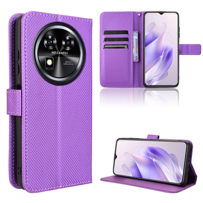 Wallet Case for Oukitel C37, Purple