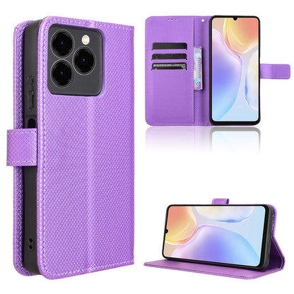 Wallet Case for Ulefone Note 20 Pro, Purple