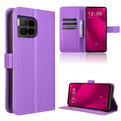 Wallet Case for T-Mobile REVVL 7 Pro 5G, Purple