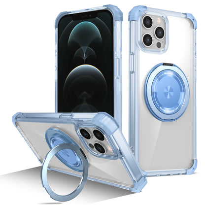 iPhone 12 Pro Max Case, Built in 360¡ã Magnetic Stand, Compatible with Magsafe, Blue