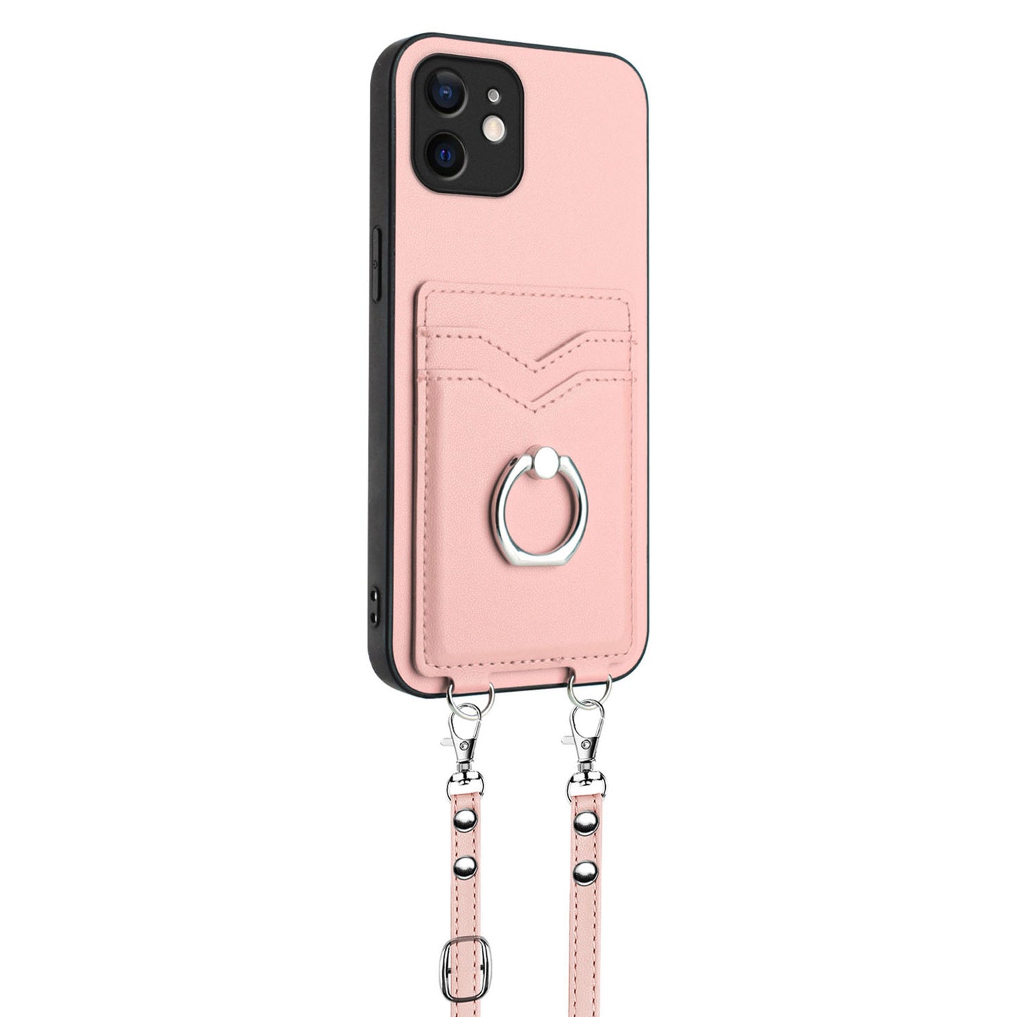 Ring Case for iPhone 12, Rose Gold