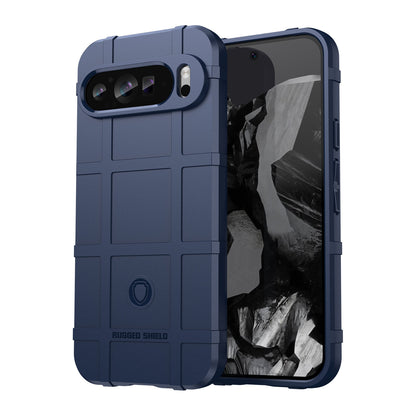 TPU Thick Solid Armor Tactical Protective Case for Google Pixel 9 Pro, Blue