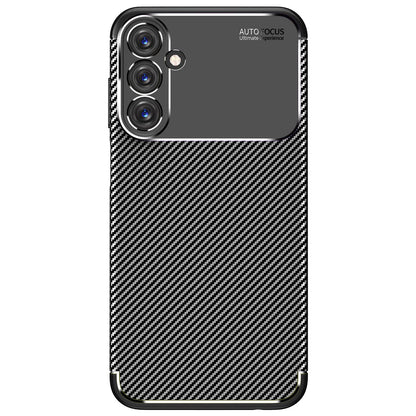 Carbon Fiber Lightweight Flexible Protective Case for Samsung Galaxy A15 5G, Black