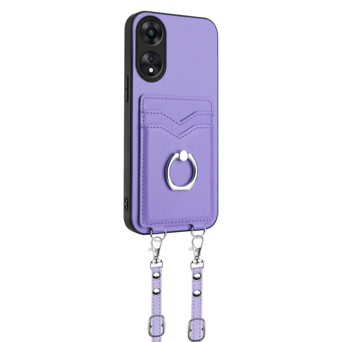 Ring Case for OPPO A78 4G, Purple