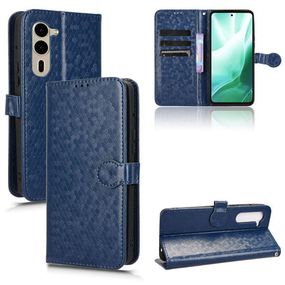 Slim Flip Polka-Dots Phone Case with Card Holder for arrows We2 Plus, Blue