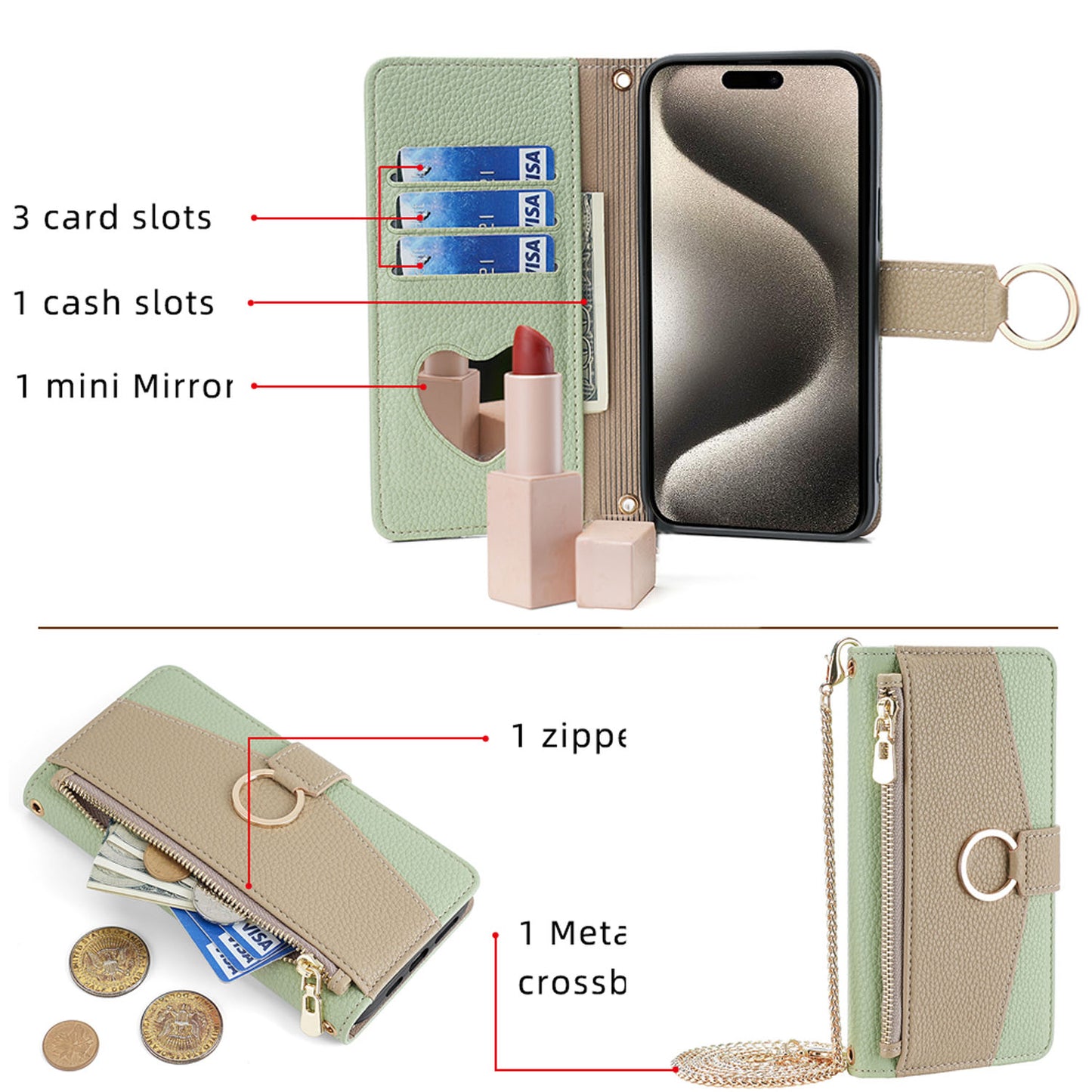 Google Pixel 8 Wallet Case Xkwjq Series