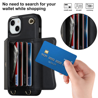 iPhone 14 Plus Crossbody Wallet Case Xkfqkbgs Series