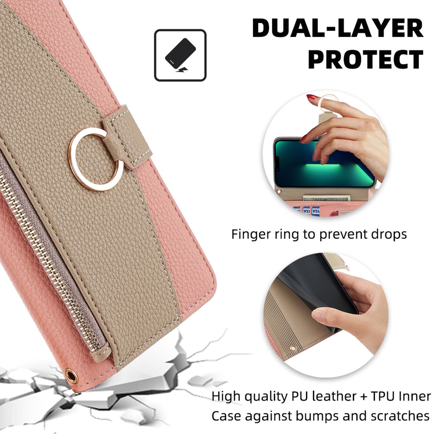 iPhone 15 Pro Wallet Case Xkwjq Series