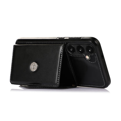 Magnetic Folding Stand Pocket Crossbody Wallet Case for Samsung Galaxy S24+