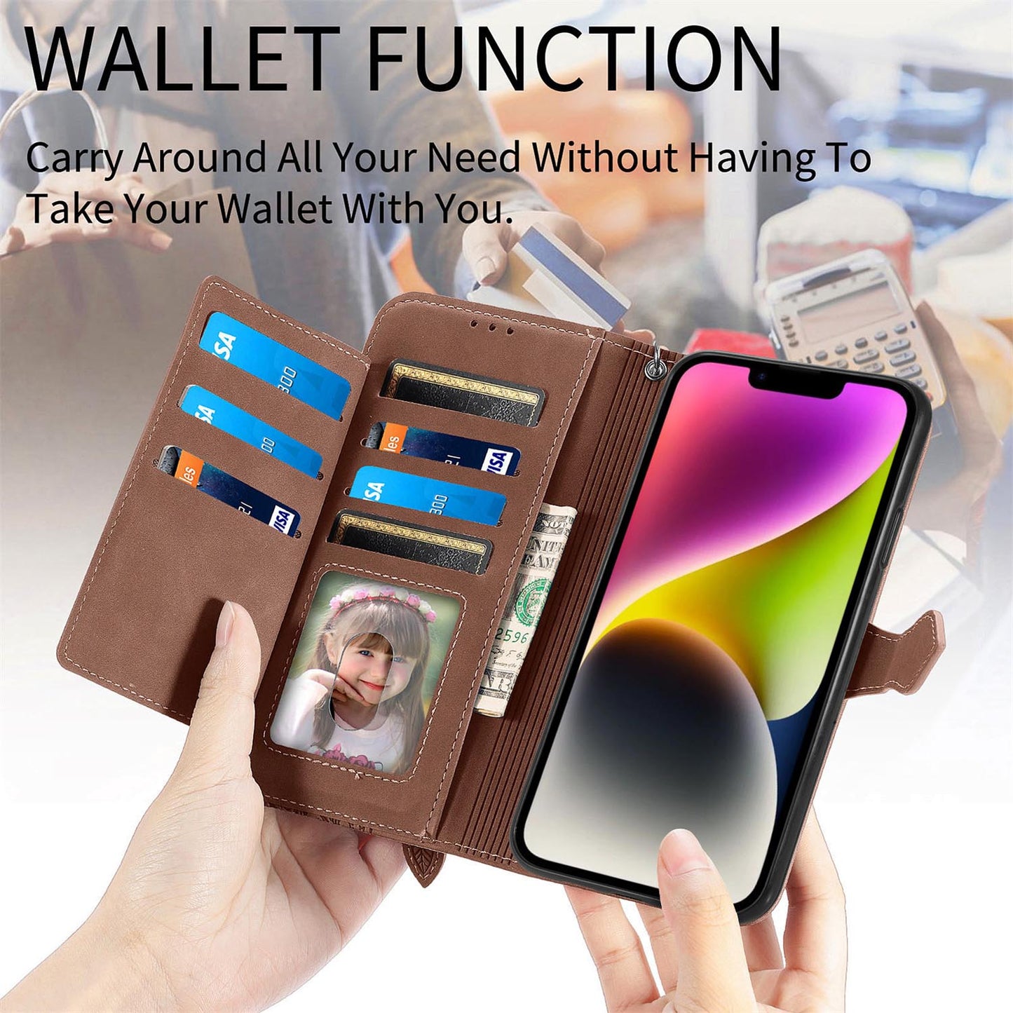 iPhone 15 Plus Wallet Case Szypt Series