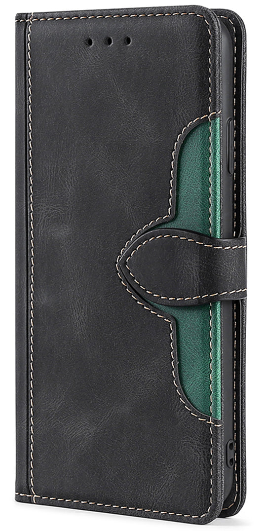 Compatible with iPhone 16e 15 Pro Max Wallet Case Flip Folio Phone Cover with 2 Card Slots - Cmk Series