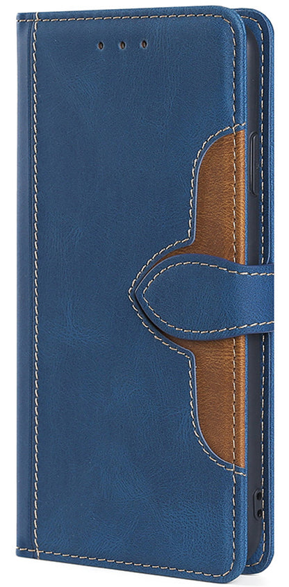 Compatible with Galaxy S25 Edge S24 FE Wallet Case Flip Folio Phone Cover with 2 Card Slots - Cmk Series