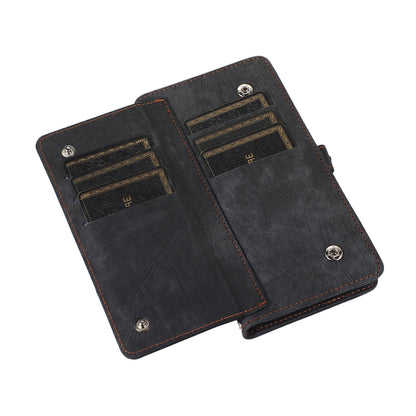 For Xiaomi 15 Ultra Redmi Note 14 Pro 5G Wallet Case with Card Holder, PU Leather Magnetic Snap Flip Zipper Strap Phone Cover - Dgnllbgs Series