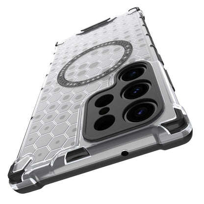Magnetic for Galaxy S25 Edge S24 Case, Compatible with MagSafe, Hard Back Slim Protective Cover - Fccxk Series