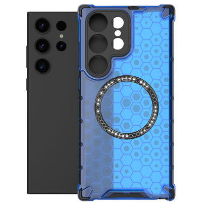 Magnetic for Galaxy S25 Edge S24 Case, Compatible with MagSafe, Hard Back Slim Protective Cover - Fccxk Series
