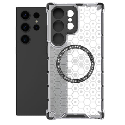 Magnetic for Galaxy S25 Edge S24 Case, Compatible with MagSafe, Hard Back Slim Protective Cover - Fccxk Series
