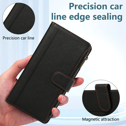 For Sharp Aquos R9 Sense9 Sense8 Wallet Case, Faux Leather Crossbody Phone Case Zipper with Credit Card Holder - Lldkywxkgs Series