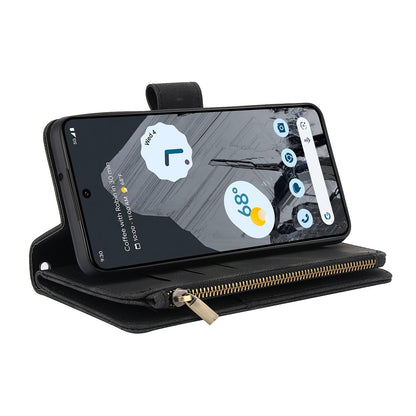 For Google Pixel 10 9 Pro XL Case with RFID Blocking Card Holder Magnetic Flip Zipper Cover - Mhjkqbk Series