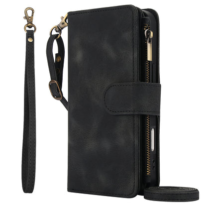 For Google Pixel 10 9 Pro XL Case with RFID Blocking Card Holder Magnetic Flip Zipper Cover - Mhjkqbk Series