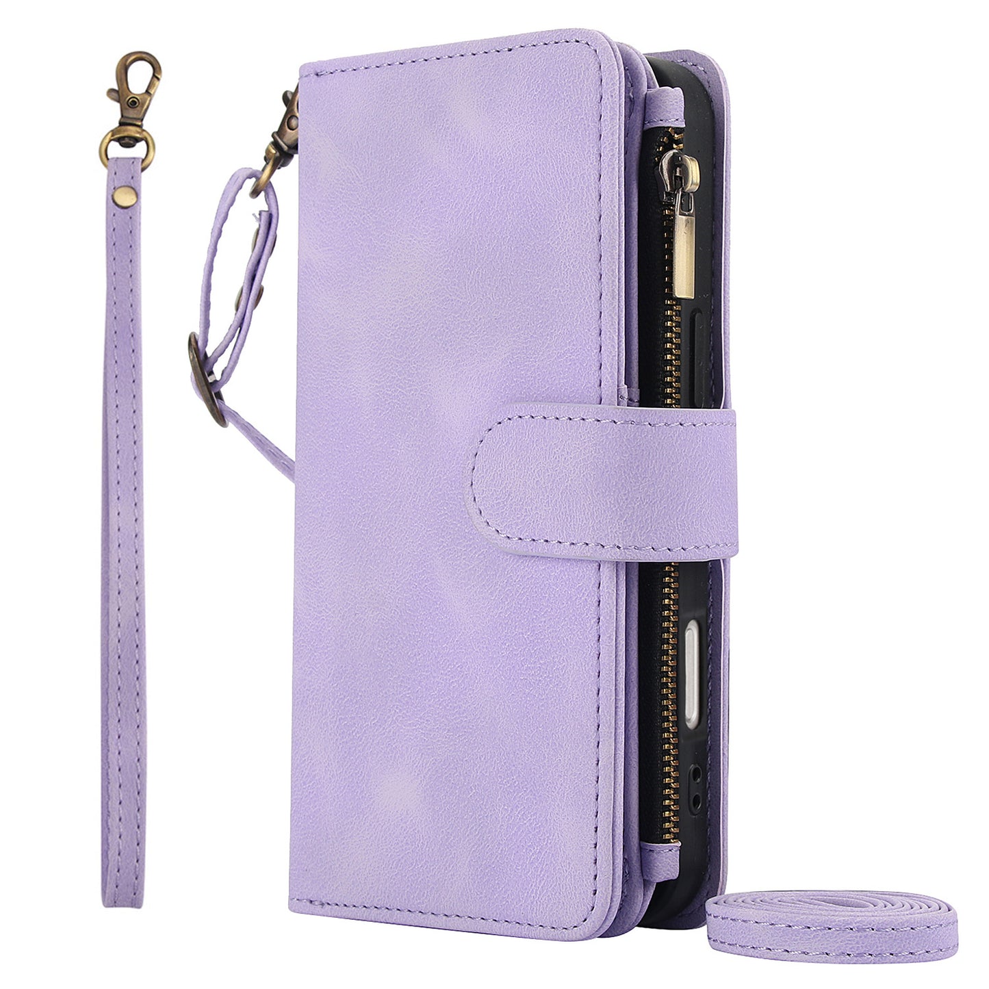 For Google Pixel 10 9 Pro XL Case with RFID Blocking Card Holder Magnetic Flip Zipper Cover - Mhjkqbk Series