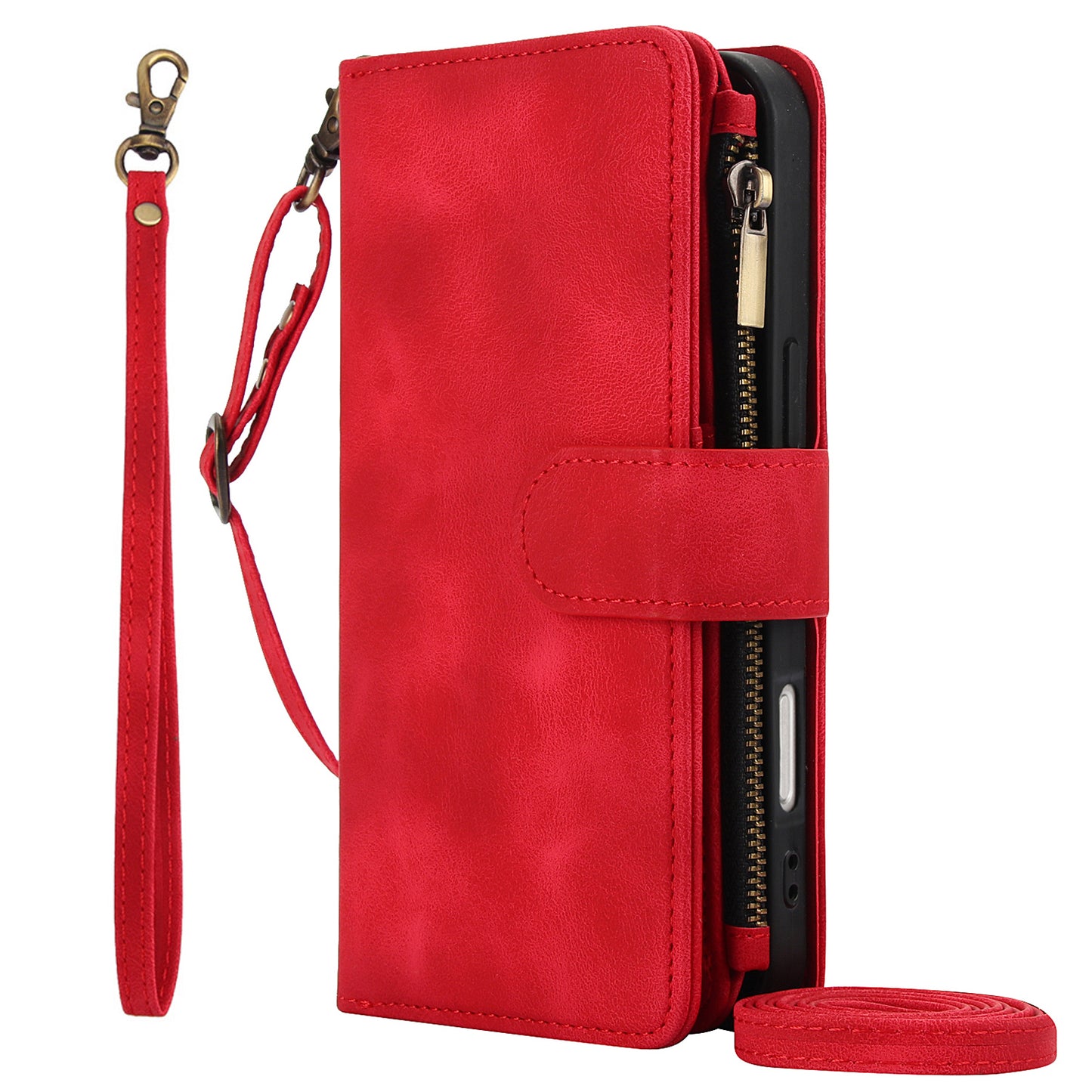 For Google Pixel 10 9 Pro XL Case with RFID Blocking Card Holder Magnetic Flip Zipper Cover - Mhjkqbk Series