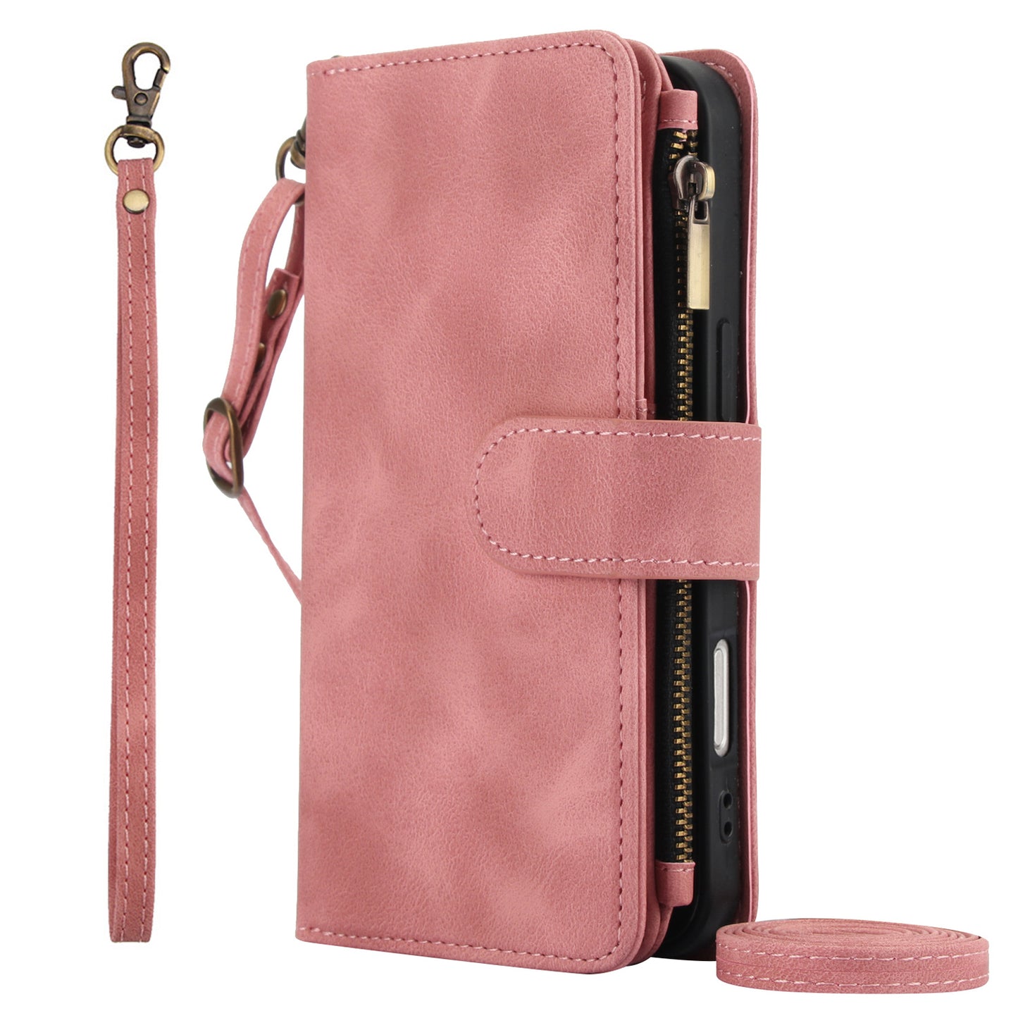 For Google Pixel 10 9 Pro XL Case with RFID Blocking Card Holder Magnetic Flip Zipper Cover - Mhjkqbk Series
