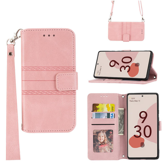 Wallet Case with Hand Strap for iPhone 16e 15 Pro Max, PU Leather Flip Cover with Kickstand Card Slots - Mhyhgspt Series