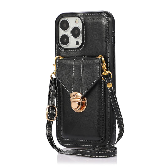 Crossbody Wallet Phone Case with Card Holder & Shoulder Cover - Sskxkkb Series