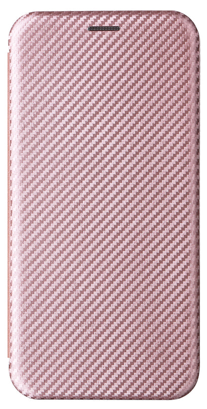 For Google Pixel 10 9 Pro XL Case with Card Holder, Magnetic Carbon Fiber Leather Folio Flip Hard Cover - Txwfgpt Series