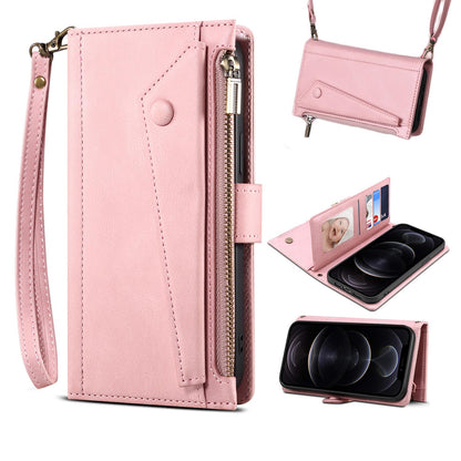 Wallet Case for Google Pixel 9A 8 Pro with RFID Blocking Card Holder, PU Leather Magnetic Flip Zipper Phone Cover - Xcrfid Series