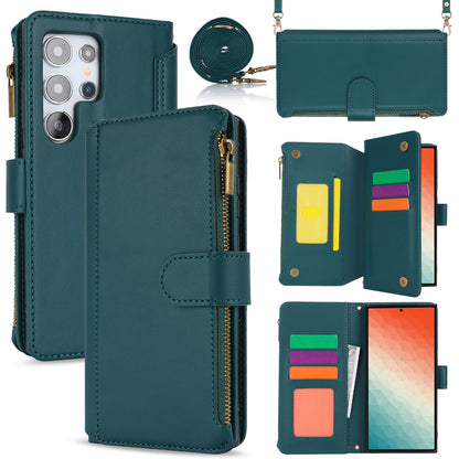 For Galaxy S25 Edge S24 Crossbody Wallet Case with RFID Blocking - Xkdkllqb Series