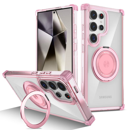 For Galaxy S25 S24 Ultra Case, Built in 360° Magnetic Stand, Compatible with Magsafe - Xkjdxz Series