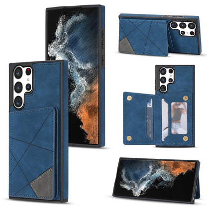 For Galaxy S25 S24 Wallet Case with Card Holder, Slim Leather Shockproof Protective Cover - Xtctk Series