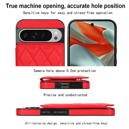 For Google Pixel 10 9 Pro XL Case with RFID Blocking Card Holder Magnetic Clasp Flip Cover - Xxfsk Series