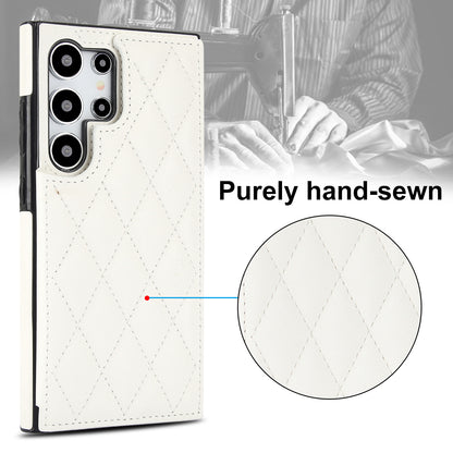 For Galaxy S25 S24 Ultra Case with RFID Blocking Card Holder Magnetic Clasp Flip Cover - Xxfsk Series