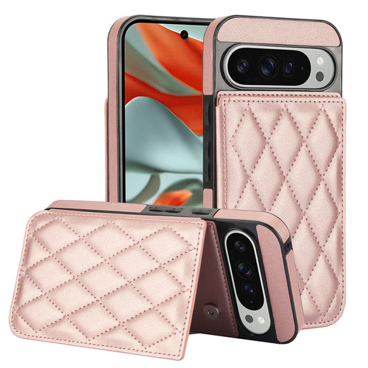 For Google Pixel 10 9 Pro XL Case with RFID Blocking Card Holder Magnetic Clasp Flip Cover - Xxfsk Series