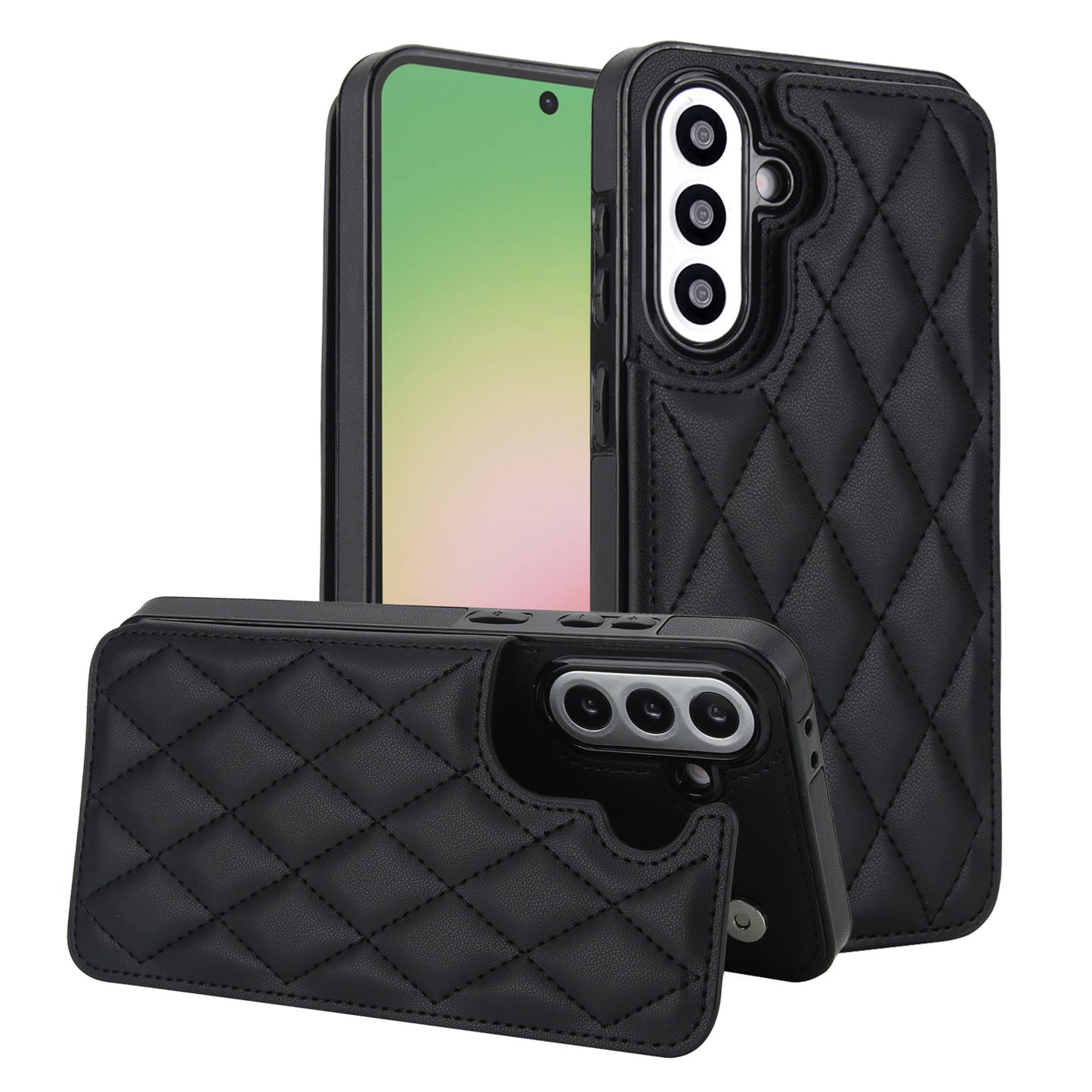 For Galaxy A56 A55 A54 A53 5G Case with RFID Blocking Card Holder Magnetic Clasp Flip Cover - Xxfsk Series