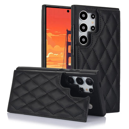 For Galaxy S25 S24 Ultra Case with RFID Blocking Card Holder Magnetic Clasp Flip Cover - Xxfsk Series