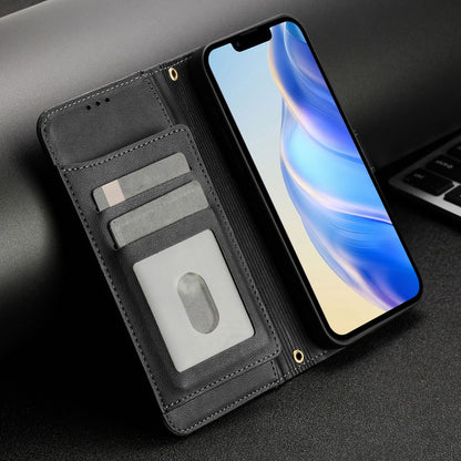 Wallet Case for iPhone 16e 15 Pro Max with Card Holder Soft PU Leather Flip Zipper Pocket Phone Cover - Ybdkallb Series