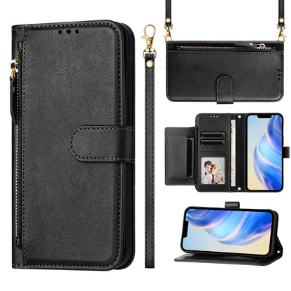 Wallet Case for iPhone 16e 15 Pro Max with Card Holder Soft PU Leather Flip Zipper Pocket Phone Cover - Ybdkallb Series