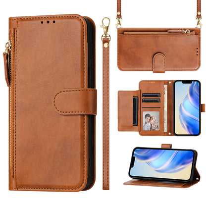 Wallet Case for iPhone 16e 15 Pro Max with Card Holder Soft PU Leather Flip Zipper Pocket Phone Cover - Ybdkallb Series