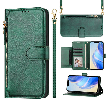 Wallet Case for iPhone 16e 15 Pro Max with Card Holder Soft PU Leather Flip Zipper Pocket Phone Cover - Ybdkallb Series