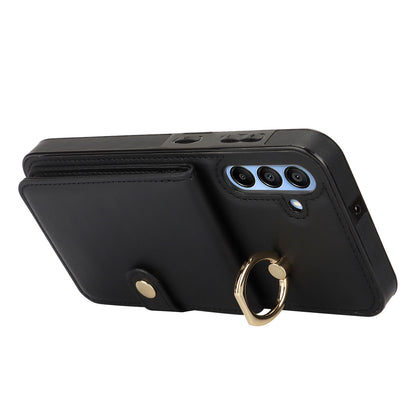 For Galaxy A56 A55 5G Wallet Case with Card Holder, Leather Protective Cover with Kickstand - Zhihqbk Series