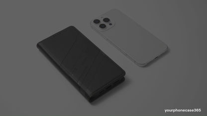 For iPhone 16e 15 Pro Max Wallet Case with Card Holder Kickstand Magnetic Closure - Hxlljiu Series