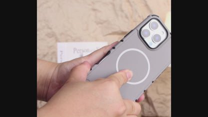 For iPhone 16 15 Pro Max Case, Compatible with Magsafe, Shockproof Heavy Duty Protection Cover - Gsfbq Series
