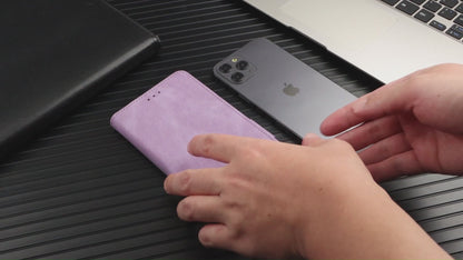 Wallet Case for iPhone 16e 15 Pro Max, Business Magnetic Clasps Leather Cover - Wjckpt Series