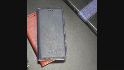 For Galaxy S25 Edge S24 FE Wallet Case with Card Holder, PU Leather Folio Flip Protective Cover - Cshecx Series